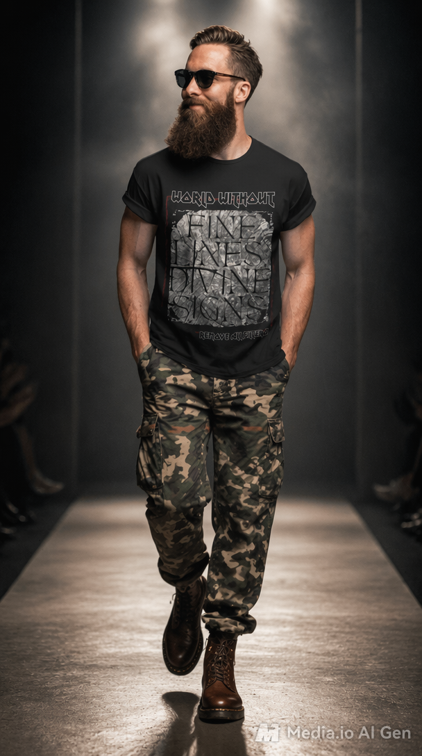 Favorite Prints T-Shirt: Fine Lines, Devine Signs.