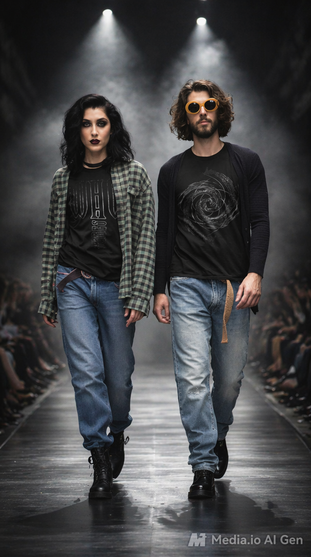 Favorite Prints black T-Shirts: Who cares & Again and again.