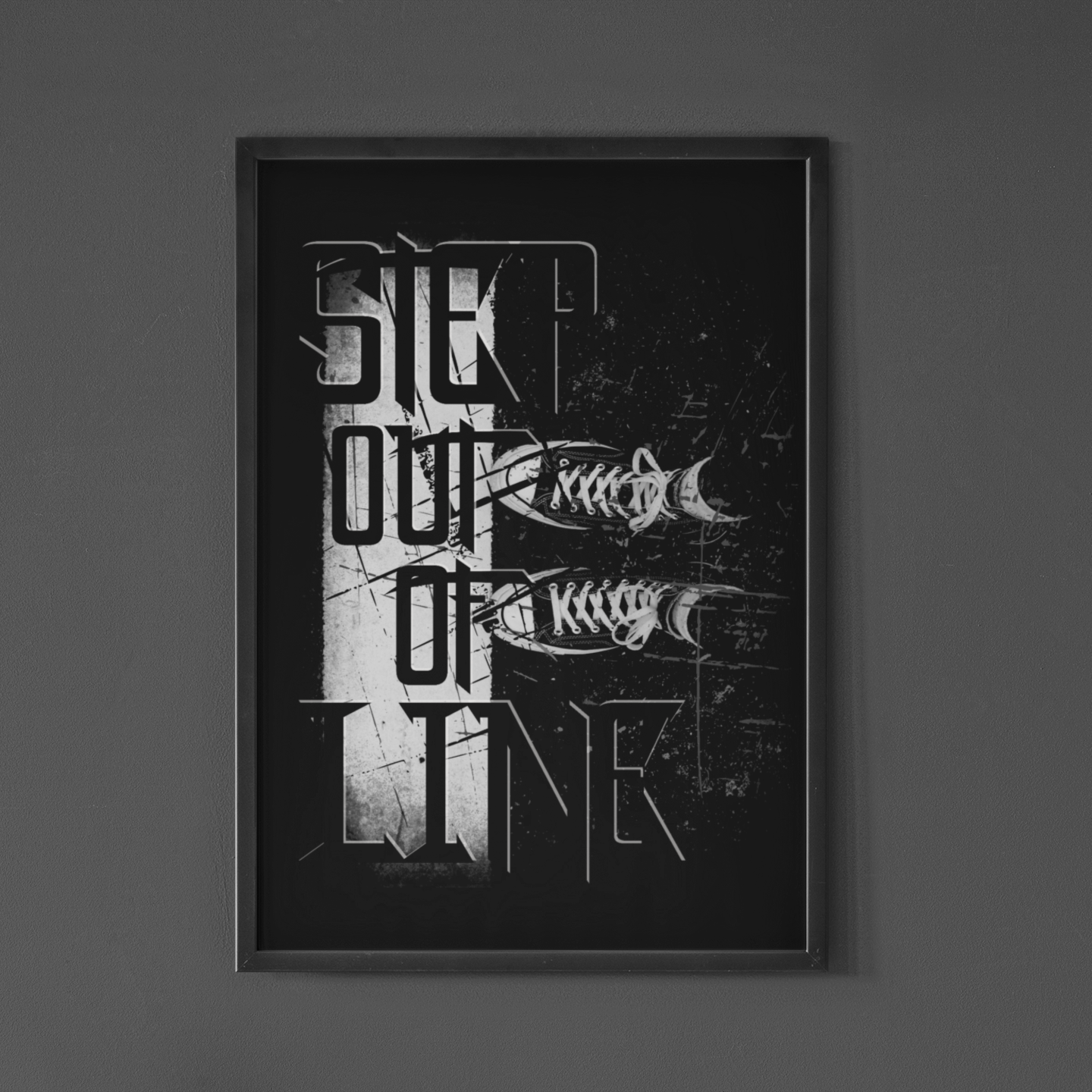 Favorite Prints Wall art: Step out of line.